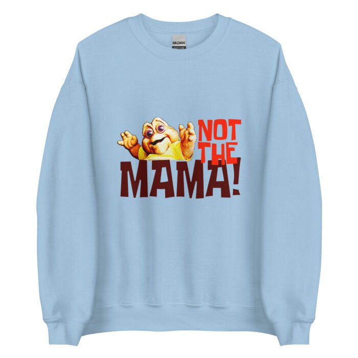 unisex crew neck sweatshirt light blue front 660ec91c67ca8 - Mama Clothing Store - For Great Mamas