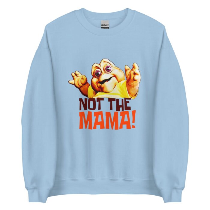 unisex crew neck sweatshirt light blue front 661008b066120 - Mama Clothing Store - For Great Mamas