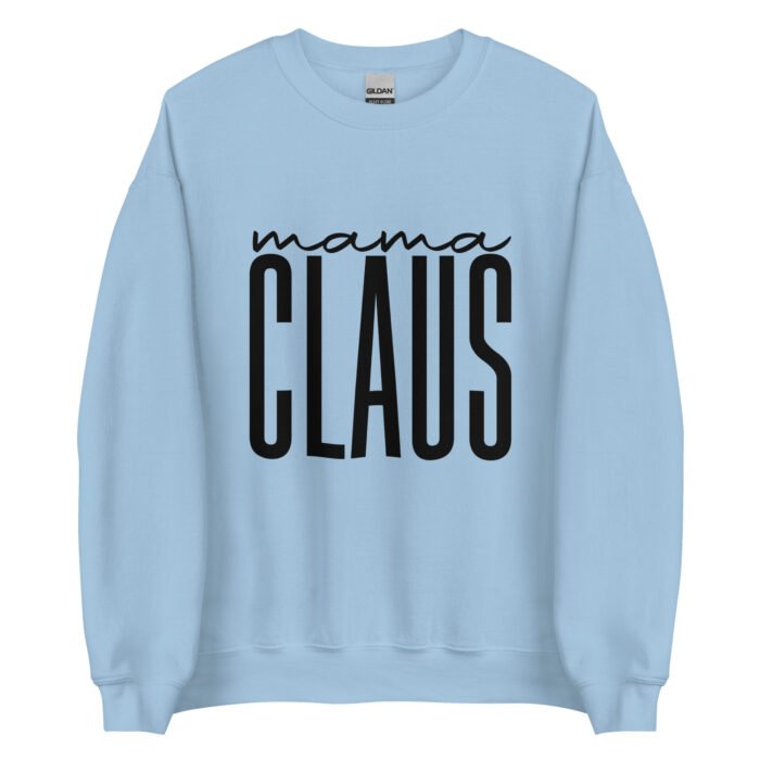 unisex crew neck sweatshirt light blue front 661e9c705e1ca - Mama Clothing Store - For Great Mamas