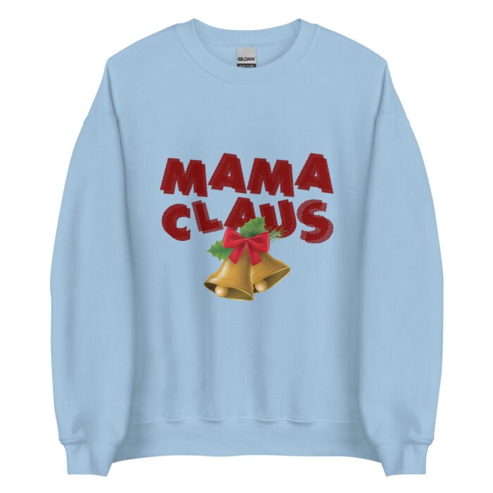 unisex crew neck sweatshirt light blue front 661fec50f4000 - Mama Clothing Store - For Great Mamas