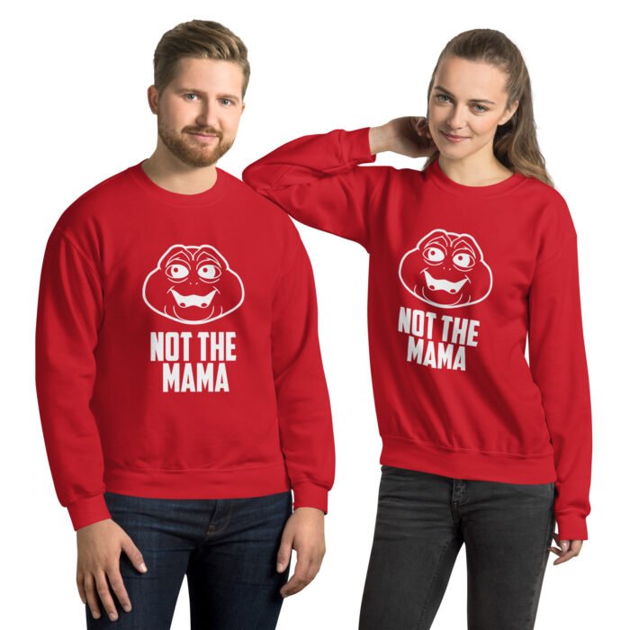 unisex crew neck sweatshirt red front 660ffb0bac470 - Mama Clothing Store - For Great Mamas