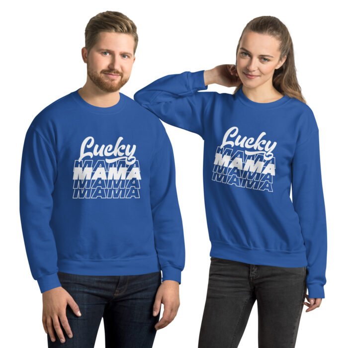 unisex crew neck sweatshirt royal front 660d668bd8abc - Mama Clothing Store - For Great Mamas