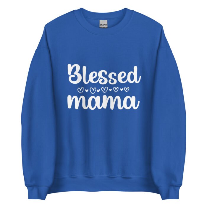 unisex crew neck sweatshirt royal front 6619079f9a02c - Mama Clothing Store - For Great Mamas