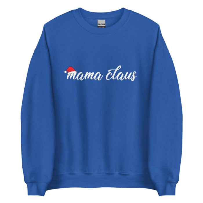 unisex crew neck sweatshirt royal front 66225d74f33ed - Mama Clothing Store - For Great Mamas