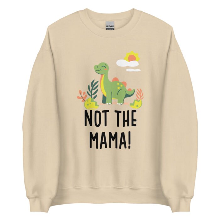 unisex crew neck sweatshirt sand front 660fd2955fc1d - Mama Clothing Store - For Great Mamas