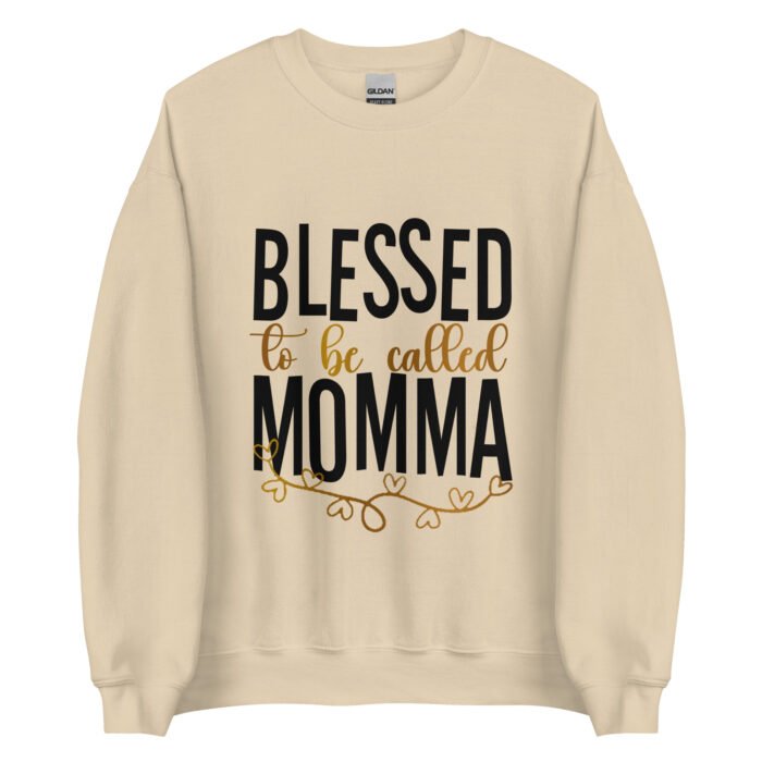 unisex crew neck sweatshirt sand front 661d49c0a2177 - Mama Clothing Store - For Great Mamas