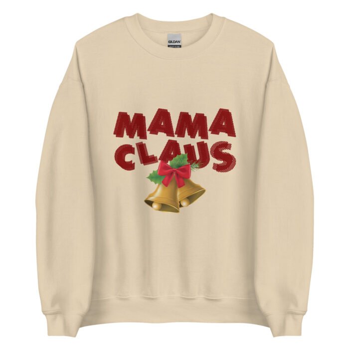 unisex crew neck sweatshirt sand front 661fec50e929d - Mama Clothing Store - For Great Mamas