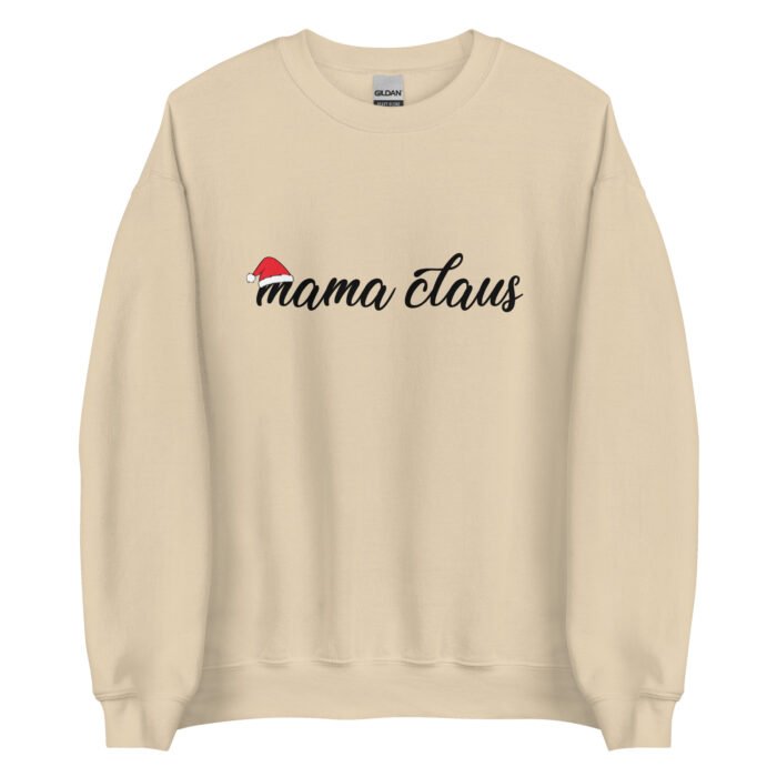 unisex crew neck sweatshirt sand front 66224e760d799 - Mama Clothing Store - For Great Mamas