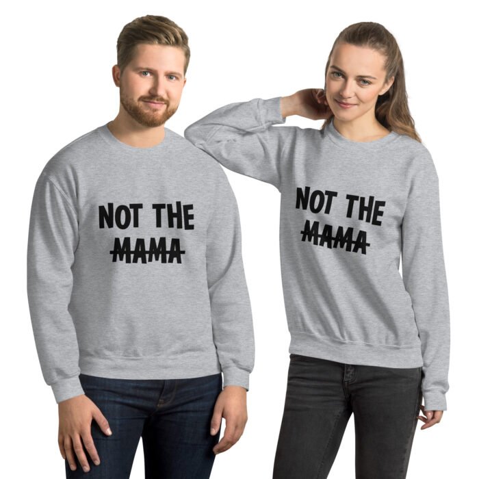 unisex crew neck sweatshirt sport grey front 660fb466a09b7 - Mama Clothing Store - For Great Mamas