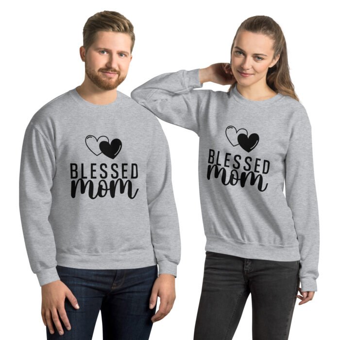 unisex crew neck sweatshirt sport grey front 6613e7b94af5d - Mama Clothing Store - For Great Mamas