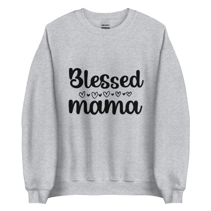 unisex crew neck sweatshirt sport grey front 6618fd4d4e5d3 - Mama Clothing Store - For Great Mamas