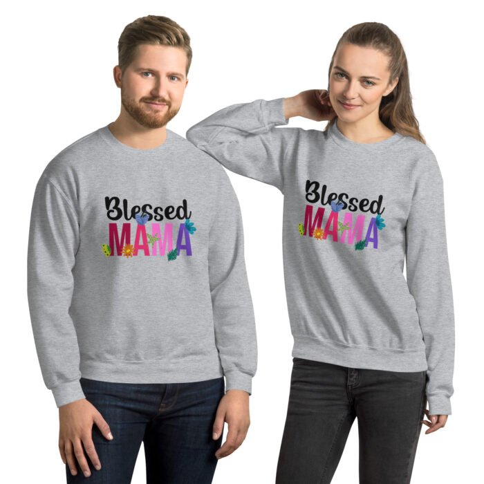 unisex crew neck sweatshirt sport grey front 66191454a186b - Mama Clothing Store - For Great Mamas