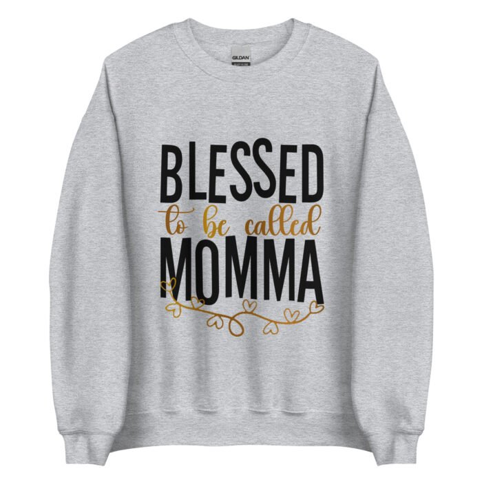 unisex crew neck sweatshirt sport grey front 661d49c09fb59 - Mama Clothing Store - For Great Mamas