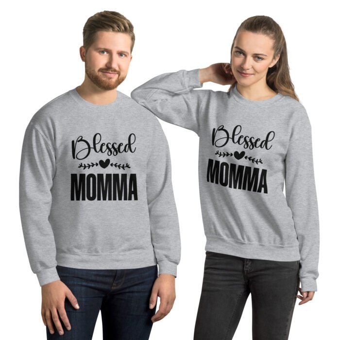 unisex crew neck sweatshirt sport grey front 661e4885240f2 - Mama Clothing Store - For Great Mamas