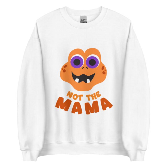 unisex crew neck sweatshirt white front 660d70210abae - Mama Clothing Store - For Great Mamas