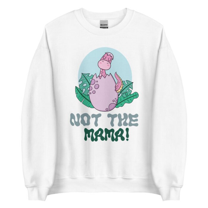 unisex crew neck sweatshirt white front 660ff203bb901 - Mama Clothing Store - For Great Mamas