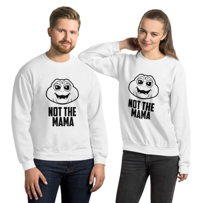 unisex crew neck sweatshirt white front 661001c8cbdc9 - Mama Clothing Store - For Great Mamas