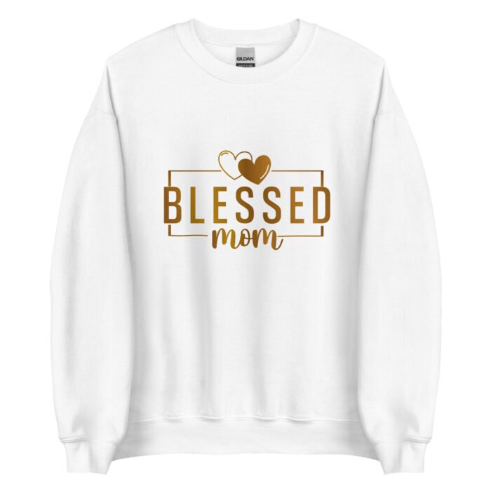 unisex crew neck sweatshirt white front 6613c00458a93 - Mama Clothing Store - For Great Mamas