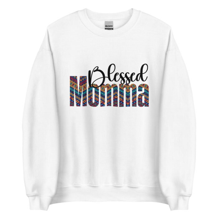 unisex crew neck sweatshirt white front 661e5e1b3543d - Mama Clothing Store - For Great Mamas