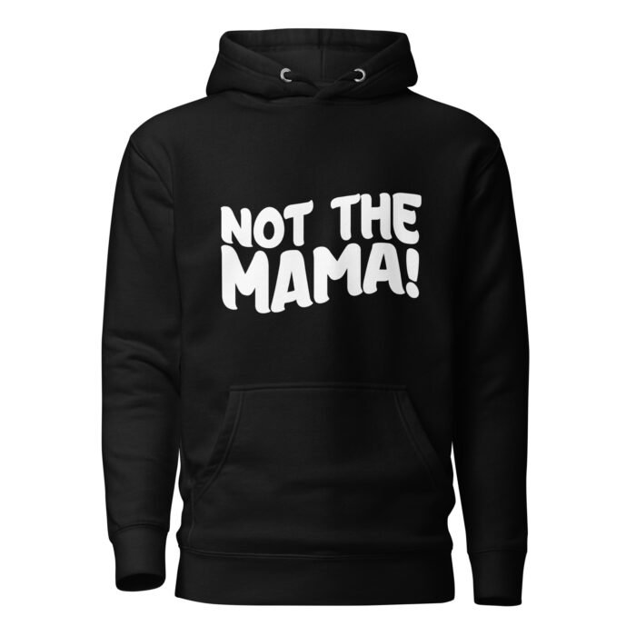 unisex premium hoodie black front 660feb31c0f55 - Mama Clothing Store - For Great Mamas