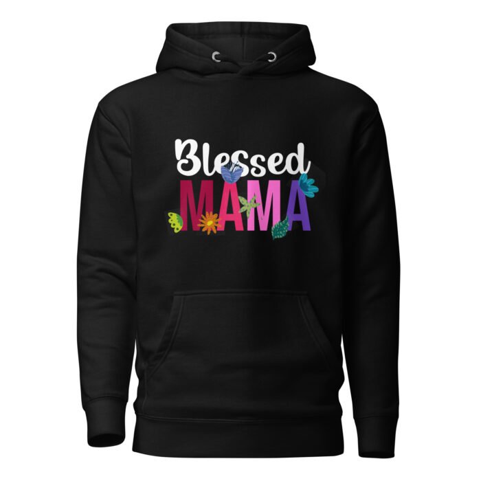 unisex premium hoodie black front 66191ef025756 - Mama Clothing Store - For Great Mamas