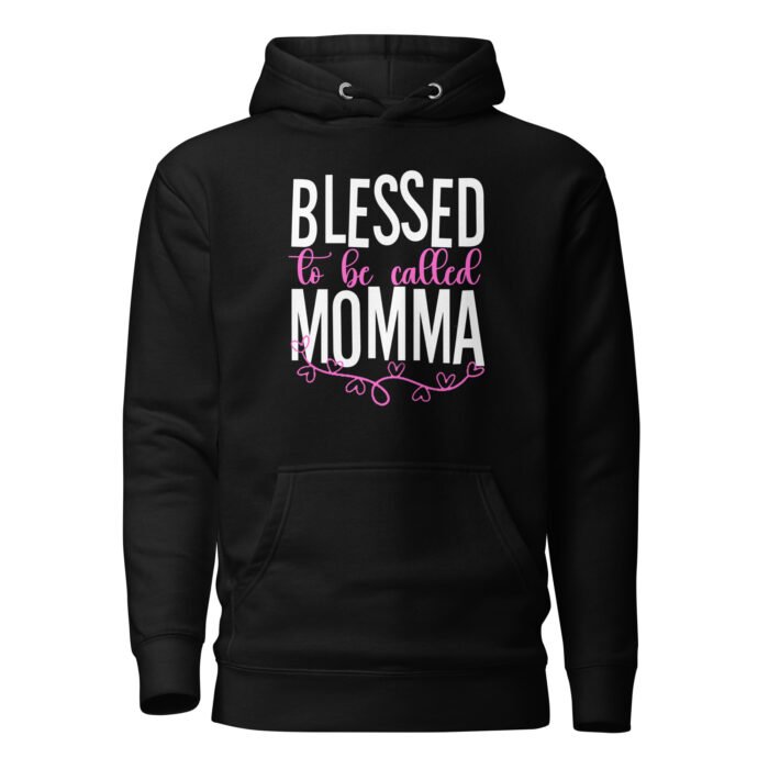 unisex premium hoodie black front 661d3ebd50de7 - Mama Clothing Store - For Great Mamas