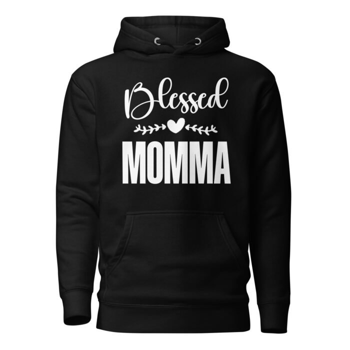 unisex premium hoodie black front 661e4e59365ed - Mama Clothing Store - For Great Mamas