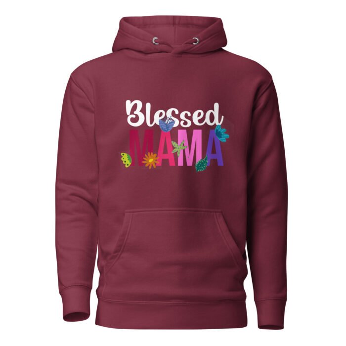 unisex premium hoodie maroon front 66191ef02416b - Mama Clothing Store - For Great Mamas