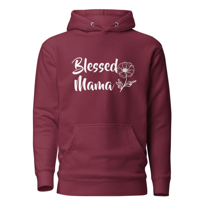 unisex premium hoodie maroon front 661941a8e0891 - Mama Clothing Store - For Great Mamas