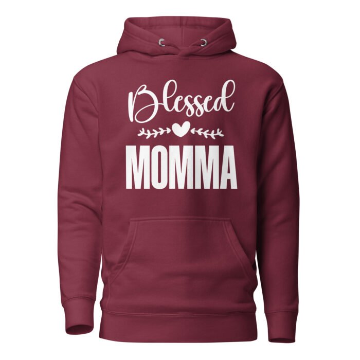 unisex premium hoodie maroon front 661e4e593867e - Mama Clothing Store - For Great Mamas