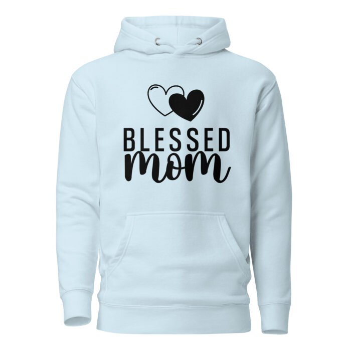 unisex premium hoodie sky blue front 6613f746114b7 - Mama Clothing Store - For Great Mamas