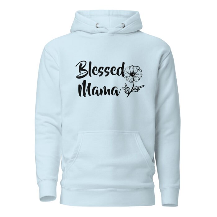 unisex premium hoodie sky blue front 66194b8f59427 - Mama Clothing Store - For Great Mamas