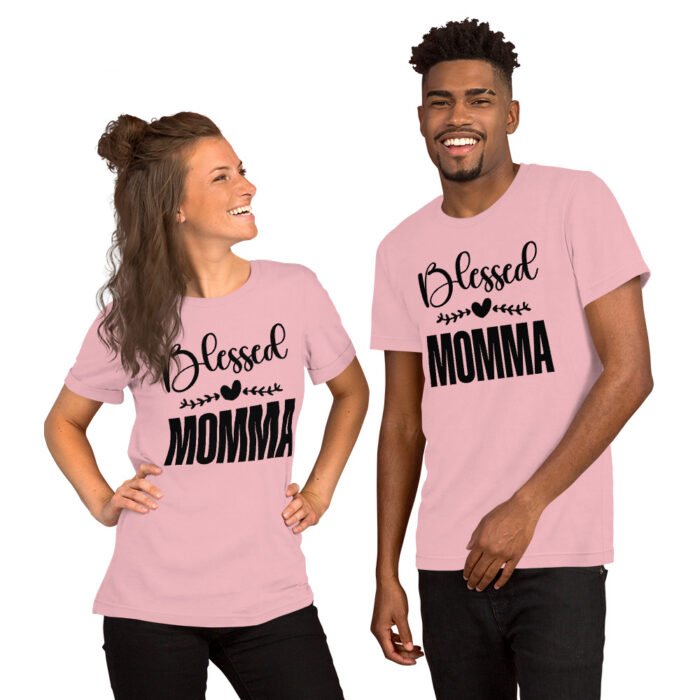 unisex staple t shirt pink front 661e49a5dde94 - Mama Clothing Store - For Great Mamas