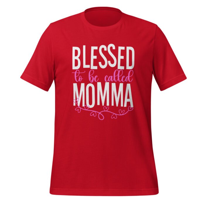 unisex staple t shirt red front 661d386fe87a7 - Mama Clothing Store - For Great Mamas