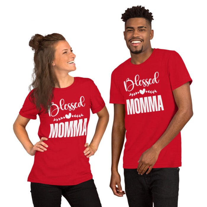 unisex staple t shirt red front 661e3a0ada121 - Mama Clothing Store - For Great Mamas