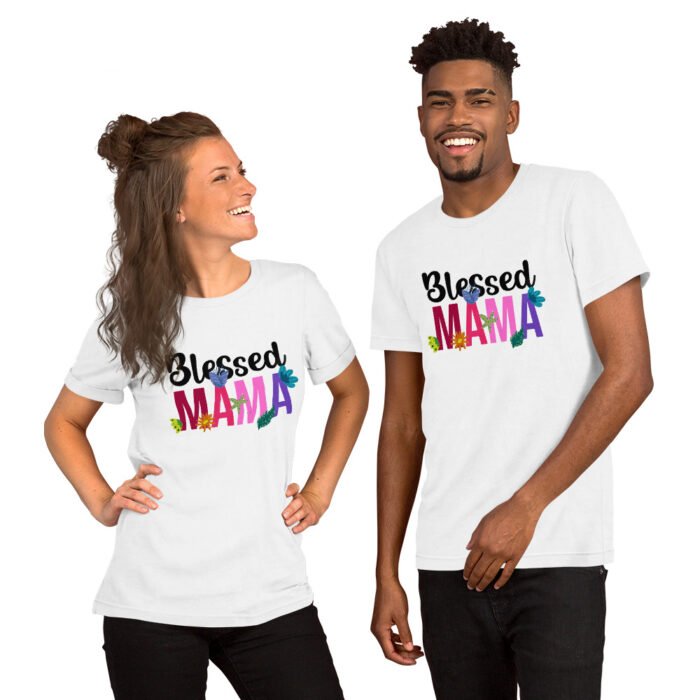 unisex staple t shirt white front 66191316a732e - Mama Clothing Store - For Great Mamas