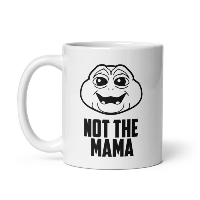 white glossy mug white 11 oz handle on left 660ffd875142d - Mama Clothing Store - For Great Mamas