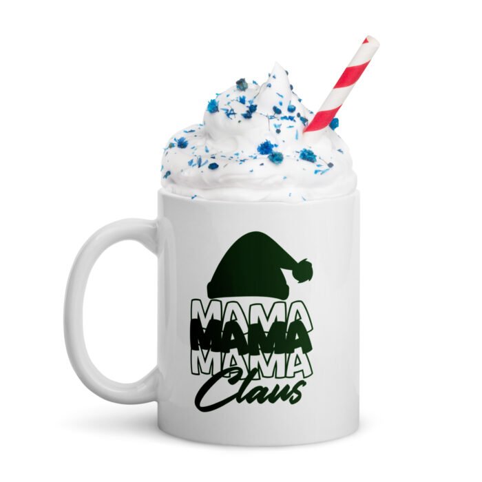 white glossy mug white 11 oz handle on left 66223a8738614 - Mama Clothing Store - For Great Mamas