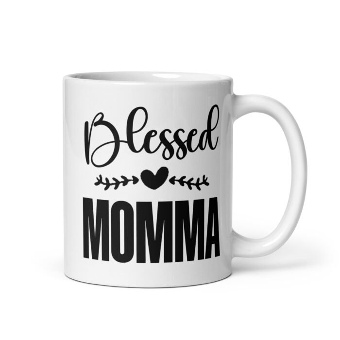 white glossy mug white 11 oz handle on right 661e436022bb7 - Mama Clothing Store - For Great Mamas
