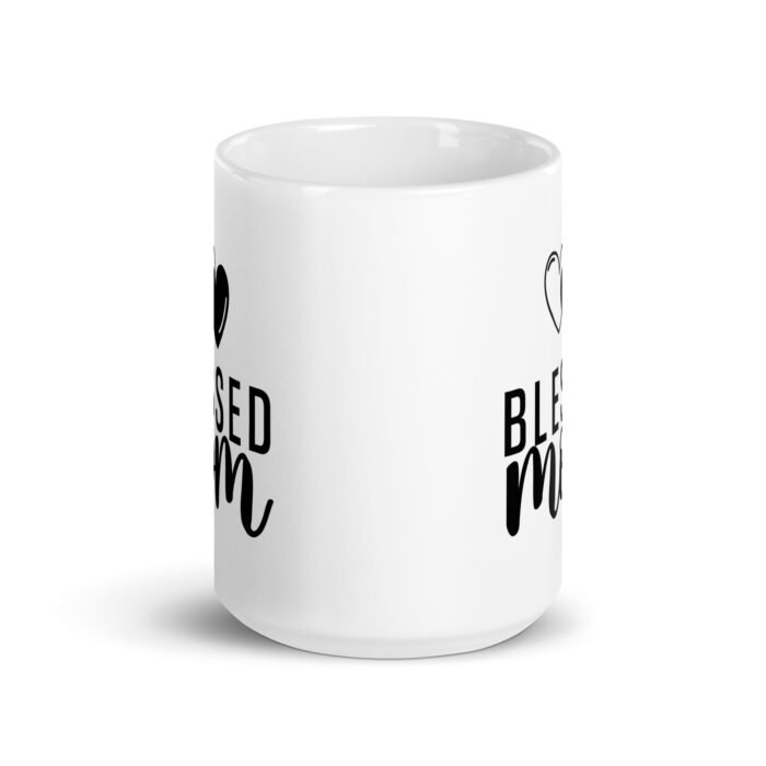 white glossy mug white 15 oz front view 6613f8da6fcf0 - Mama Clothing Store - For Great Mamas