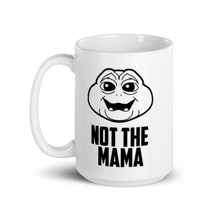 white glossy mug white 15 oz handle on left 660ffd87515e4 - Mama Clothing Store - For Great Mamas
