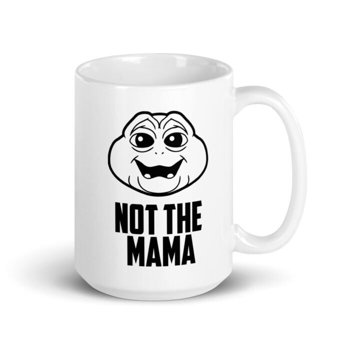white glossy mug white 15 oz handle on right 660ffd875158a - Mama Clothing Store - For Great Mamas