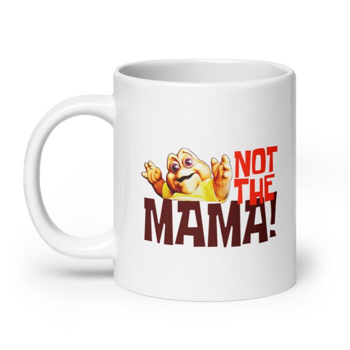 white glossy mug white 20 oz handle on left 660ecbe8190c6 - Mama Clothing Store - For Great Mamas