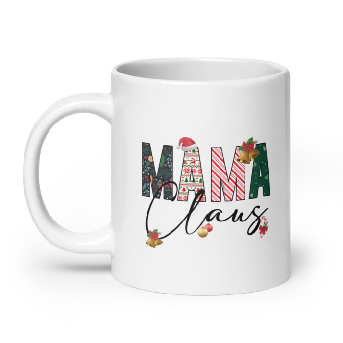 white glossy mug white 20 oz handle on left 6620e4bd4f049 - Mama Clothing Store - For Great Mamas