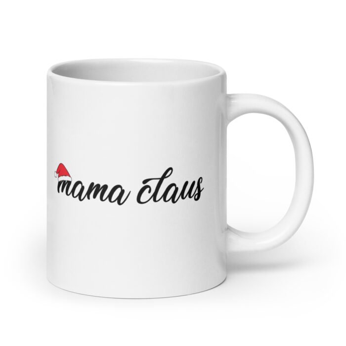 white glossy mug white 20 oz handle on right 662253c363fee - Mama Clothing Store - For Great Mamas