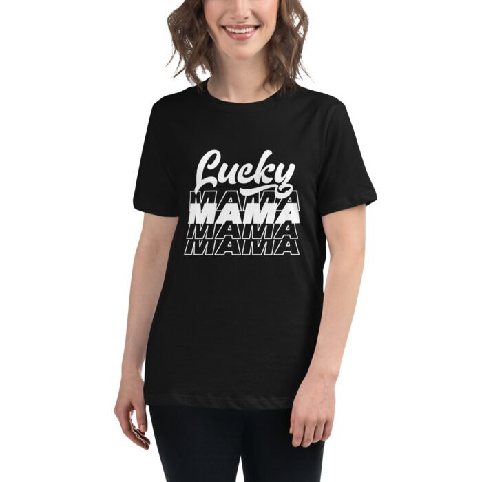 womens relaxed t shirt black front 660d657b5a923 - Mama Clothing Store - For Great Mamas