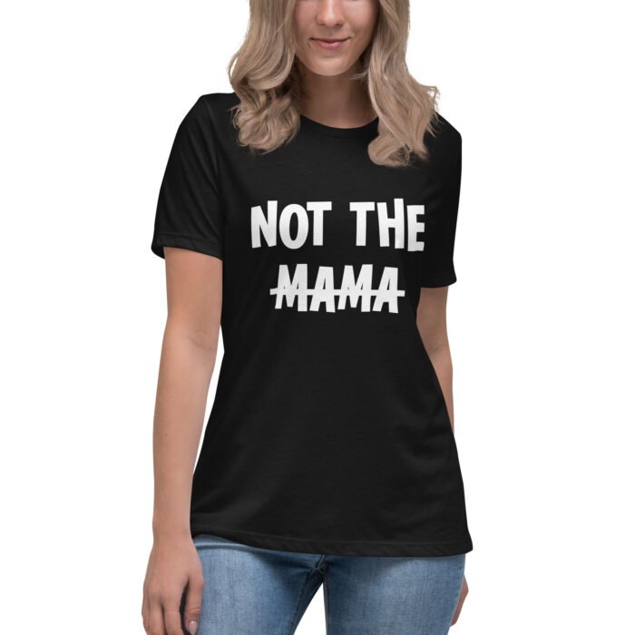 womens relaxed t shirt black front 660fbd987b8cc - Mama Clothing Store - For Great Mamas