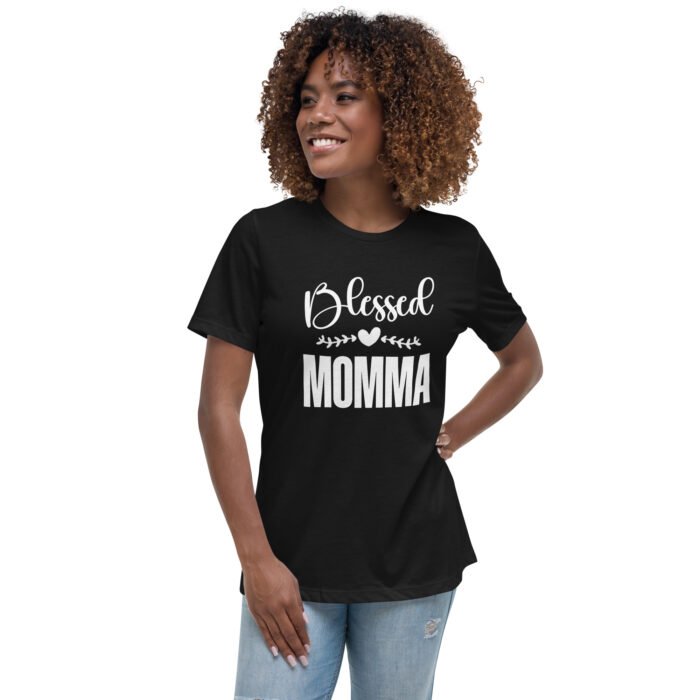 womens relaxed t shirt black front 661d4d5f55804 - Mama Clothing Store - For Great Mamas