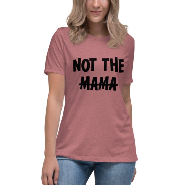 womens relaxed t shirt heather mauve front 660fb1ca97078 - Mama Clothing Store - For Great Mamas