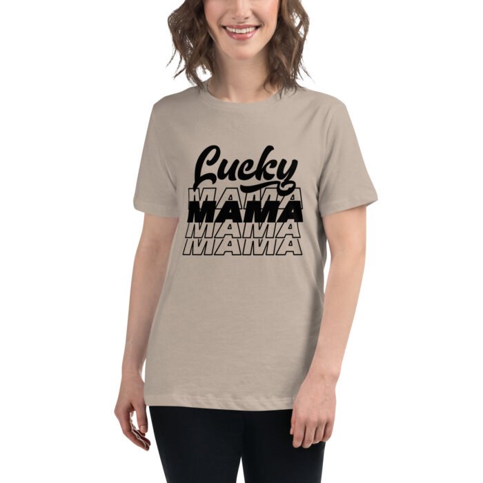 womens relaxed t shirt heather stone front 660d5af5d0055 - Mama Clothing Store - For Great Mamas